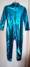 Turquoise Jumpsuit Fancy Dress Size Small 8-10