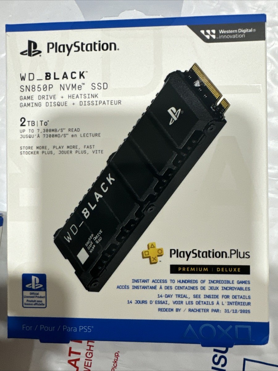 ウエスタンデジタル SSD 2TB SN850P WD_Black 2TB WD_BLACK SN850P NVMe™ SSD for PS5® consoles | Sandisk