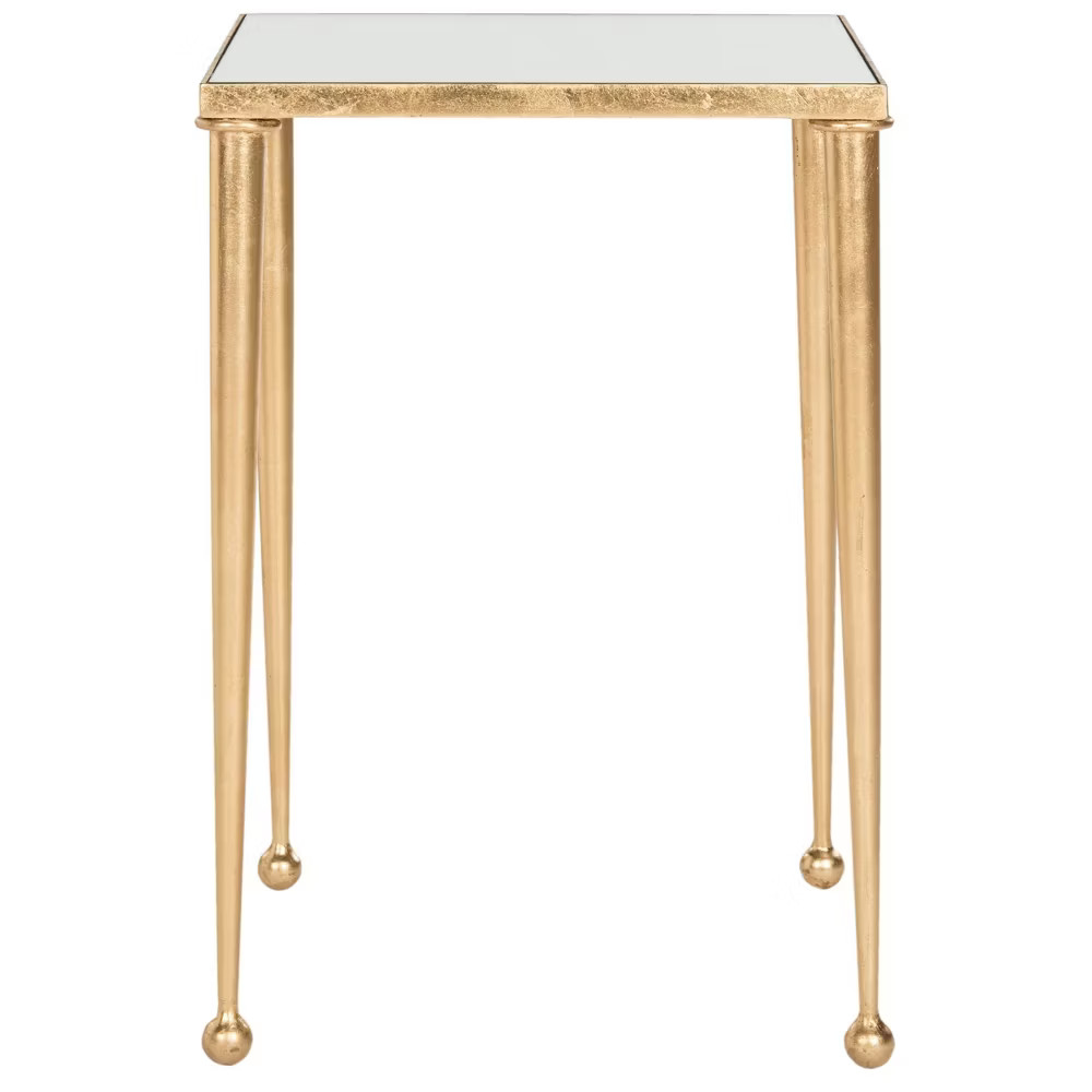 Nyacko End Table - Gold Mirror - Safavieh 37090₽