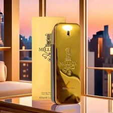 One Million by Paco Rabanne for Men's Eau De Toilette 3.4 fl oz 100 ml.