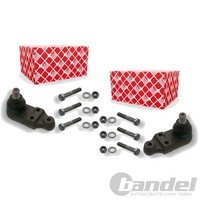2X Febi Bilstein Traggelenke Unten Vorne Beidseitig Passend FÜR Ford Transit
