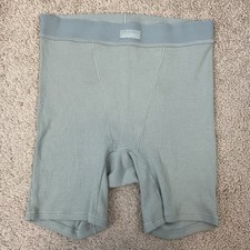 Skims Cotton Rib Boxer Shorts Frost XS