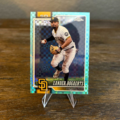 Topps 2025 Topps Chrome - Xander Bogaerts #229 Aqua Refractor  /199 Padres