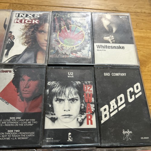 Lot Of Vintage Rock And Roll Cassette Tapes 18 Total AC/DC Van Halen Doors P - Picture 3 of 6