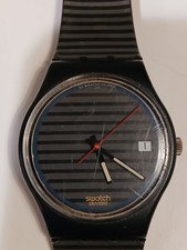 Vintage 1989 Swatch Gent Grey Line GB411 Watch: Working with brand new battery