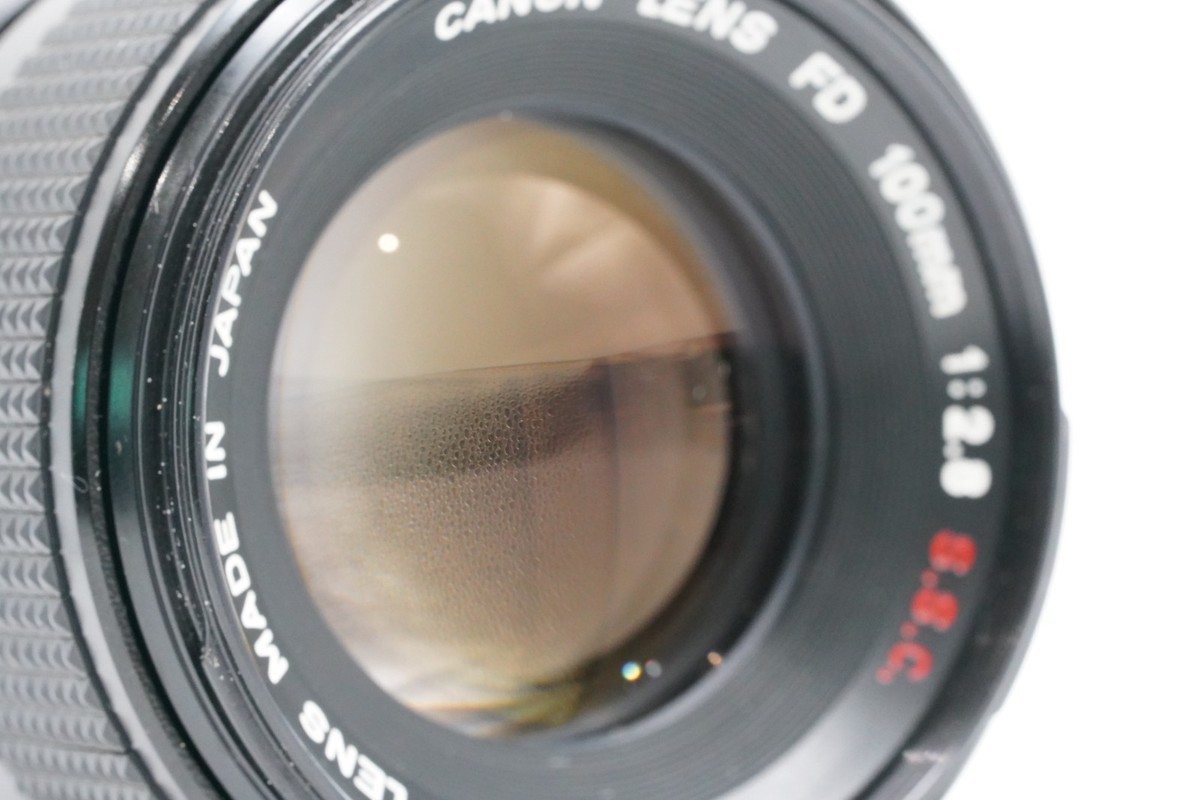 EXC+5] Canon FD 100mm F2.8 S.S.C. SSC Telephoto MF Lens w/ Hood