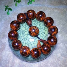 20mm Chinese Natural Huanghuali Handmade Exquisite Bracelets 20707