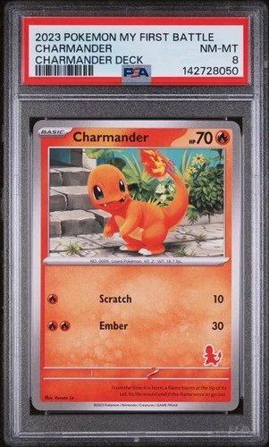 2023 POKEMON MY FIRST BATTLE-CHARMANDER DECK CHARMANDER PSA 8