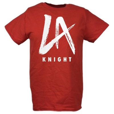 LA Knight Big White Logo Red T-shirt