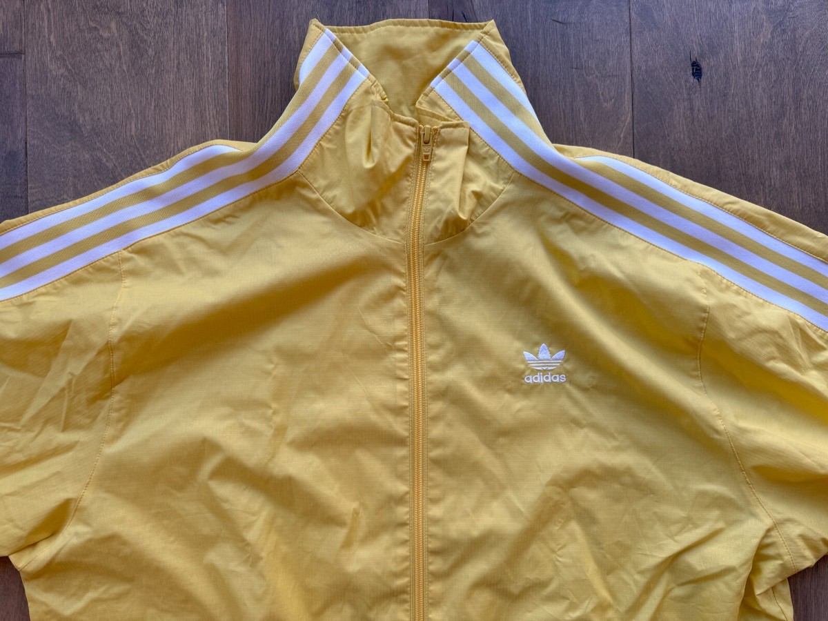 adidas フード付きジャケット グレー/イエロー 楽天市場】adidas ジャケット（カラーイエロー）（ジャージ