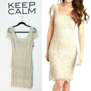 pisarro nights beaded sheath dress