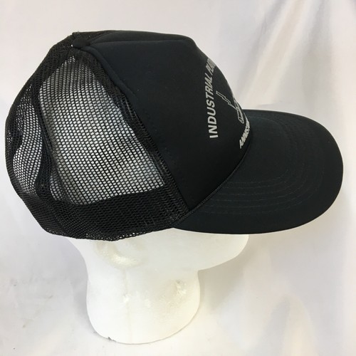 Trucker Hat Baseball Cap SnapBack Mesh INDUSTRIAL PLATING CO STAIN ON BAND USED - Picture 2 of 7
