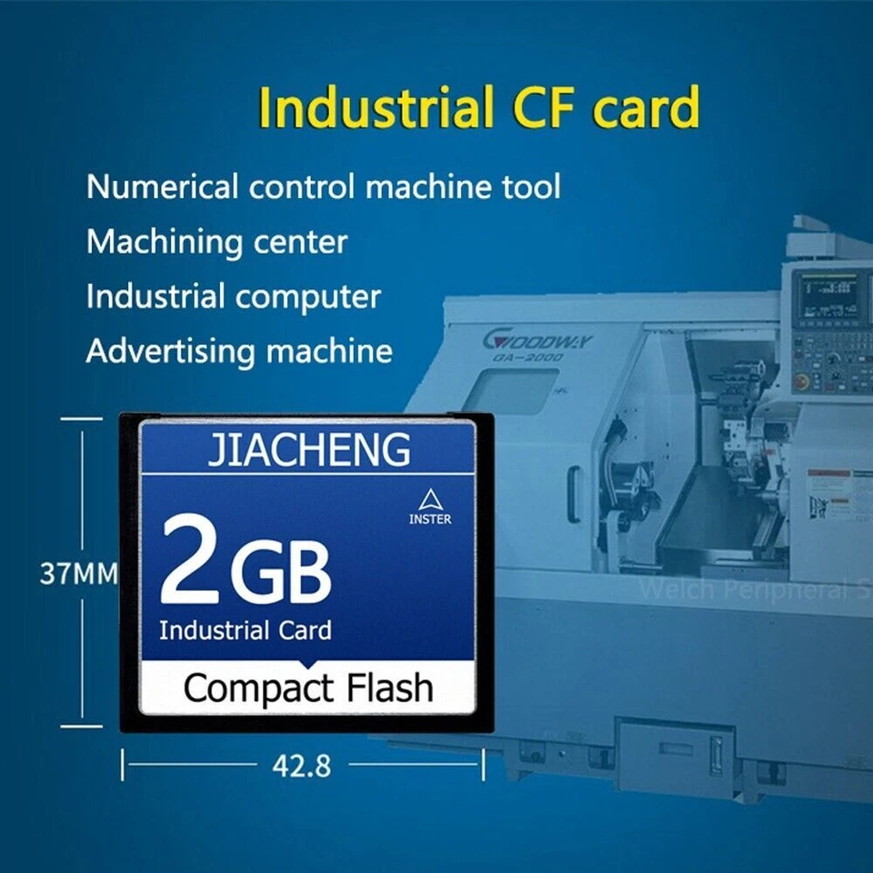 32MB-8GB CF Memory Card Compact Flash Card + PCMCIA Adapter + SSK USB2.0 Reader - Image 2 of 4