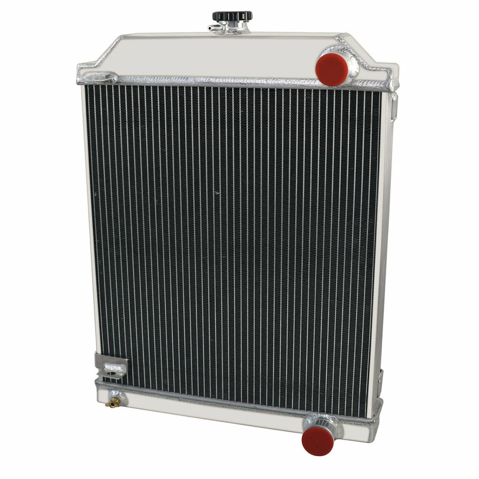 Radiador de alumínio 4 fileiras para 1950-1961 1953 Jaguar MK 7 8 9 Mark VII VIII IX MT - Imagem 2 de 4