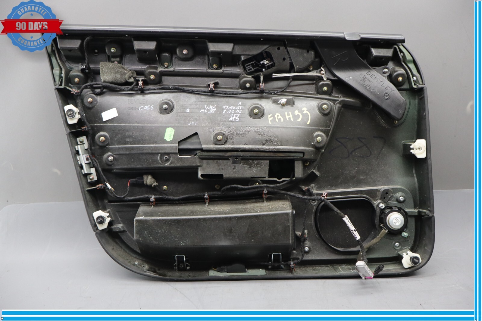 06-12 Bentley Continental Flying Spur Front Right Side Interior Door Panel Oem