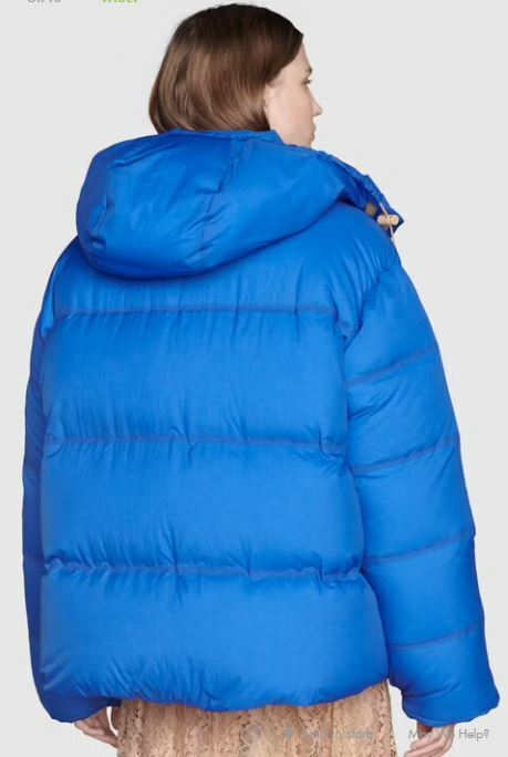 The North Face x Gucci padded jacket BLUE SIZE SMALL LADIES *BRAND NEW W RECEIPT image 3