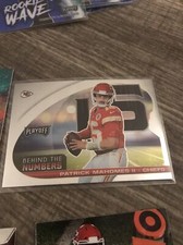 2021  Playoff Patrick Mahomes  Behind The Numbers & Base Call to Arm + 2 Cards