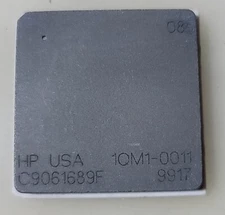 Rare Vintage HP USA 1QM1-0011 Ceramic Processor Gold/Collection