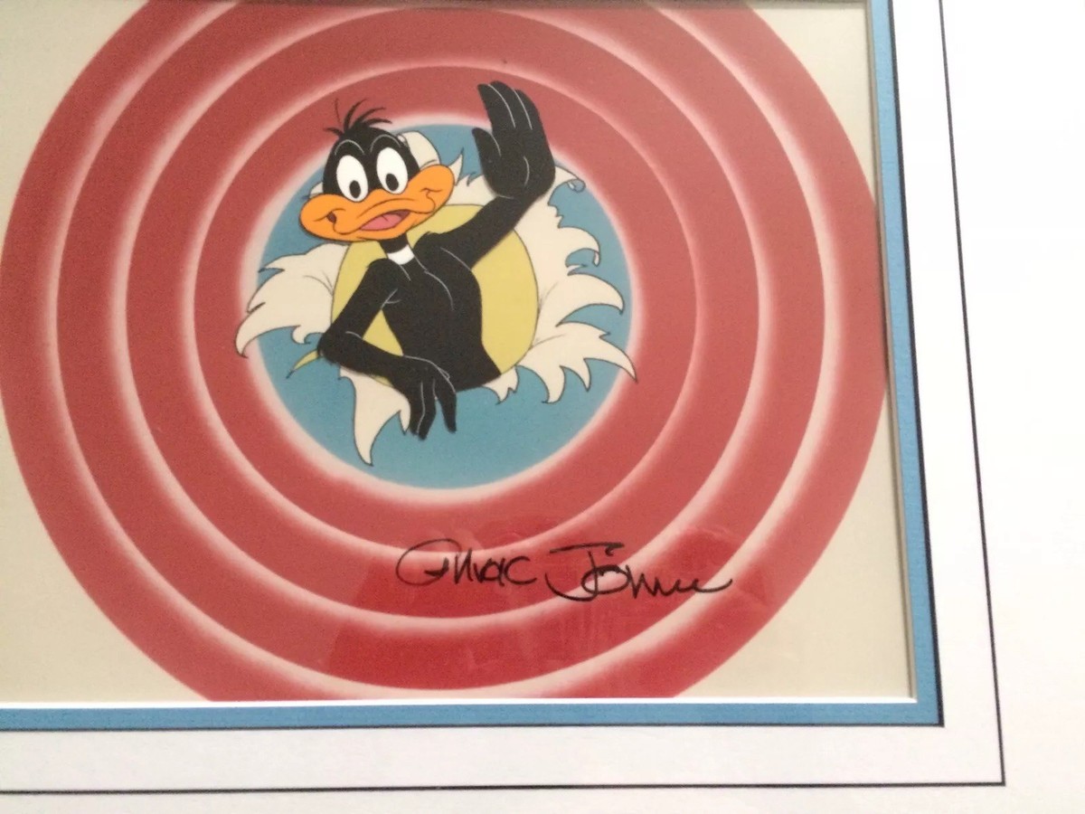 Daffy Duck signed By Chuck Jones Gremlins 2 Production cell