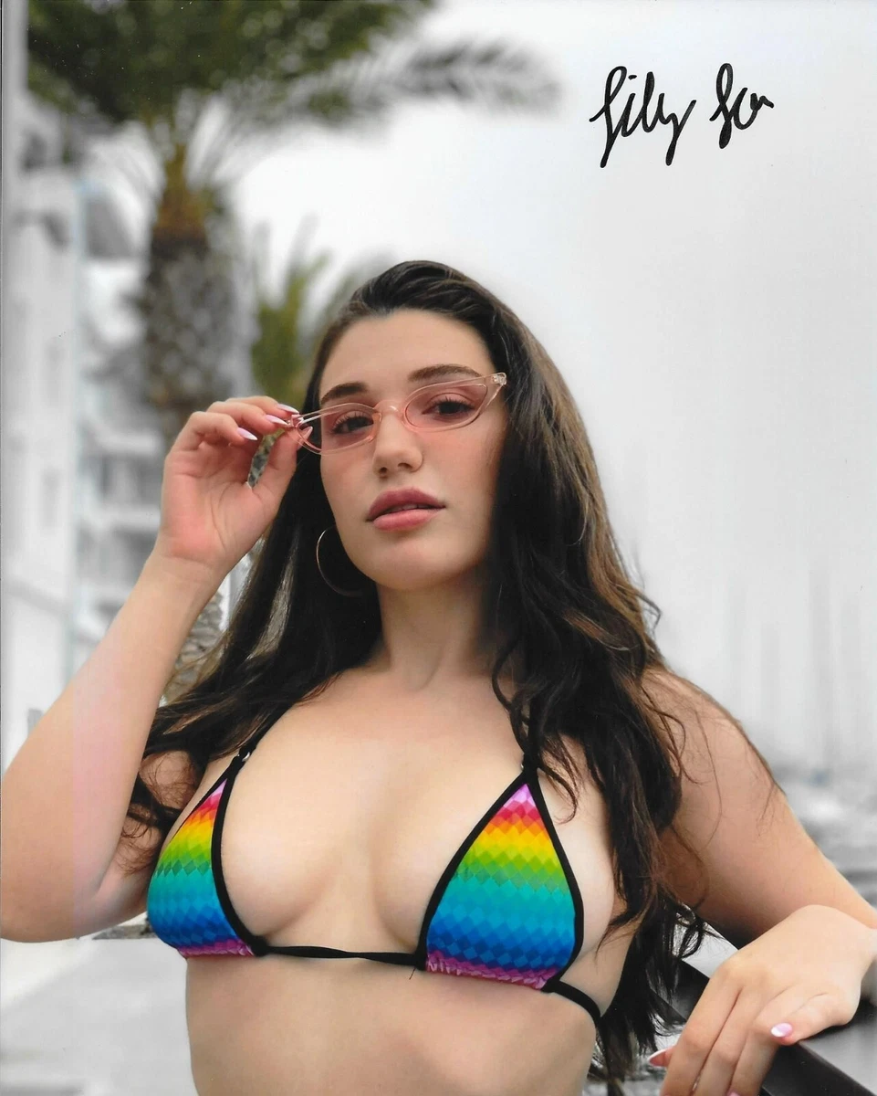 Lily Lou Adult Video Star signed Hot 8x10 photo autographed Proof 2 | eBay