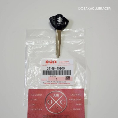 Genuine OEM 06-18 SUZUKI GSX-R Key Blank 37146-41G00 600 750 1000 1000R New OE