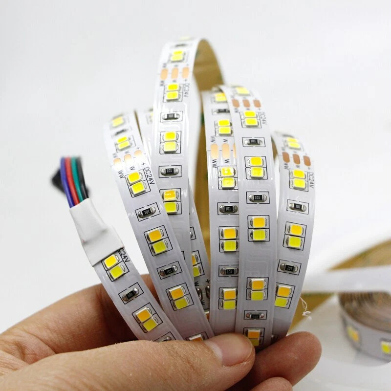 5M 24V Double Color 2835 LED Strip light CRI 95 Flexible Tape CW/WW Dual CCT - Image 3 of 4