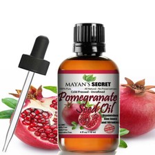 Pomegranate Seed Oil for Skin Repair -Large 4oz Glass Bottle Cold Pressed