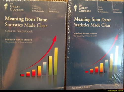 The Great Courses Meaning From Data Statistics Made Clear New In Package Ebay