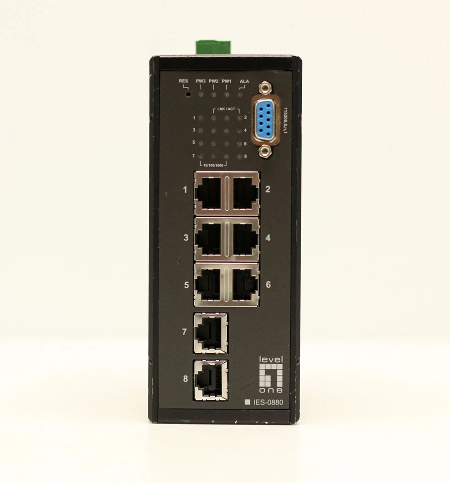 Level One IES-0880 Netzwerk Switch H/W ver: 1.0 - Bild 3 von 4