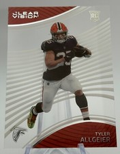 Tyler Allgeier 2022 Panini Chronicles Clear Vision Rookie Red RC #CVR-27
