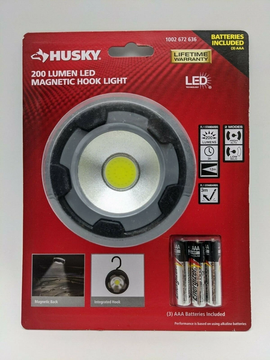 Husky magnetic flashlight deals