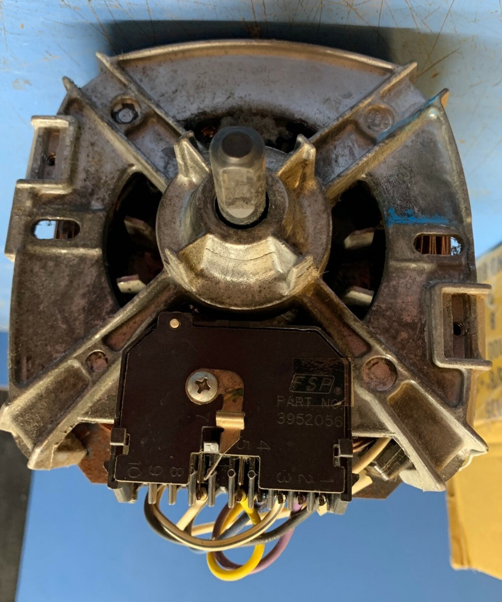 Top Load Washer Motor, 120V 60Hz for Whirlpool P/N: 3951550 