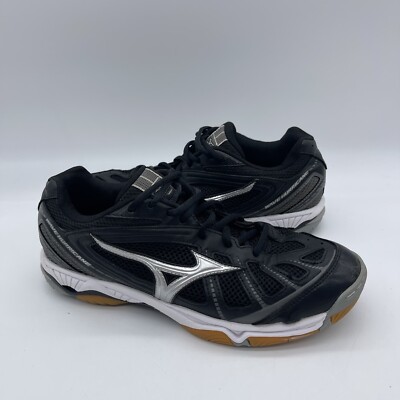 Mizuno 430190.9073 Wave Hurricane Women's Size 9.5 Volleyball Shoe Black Low Top