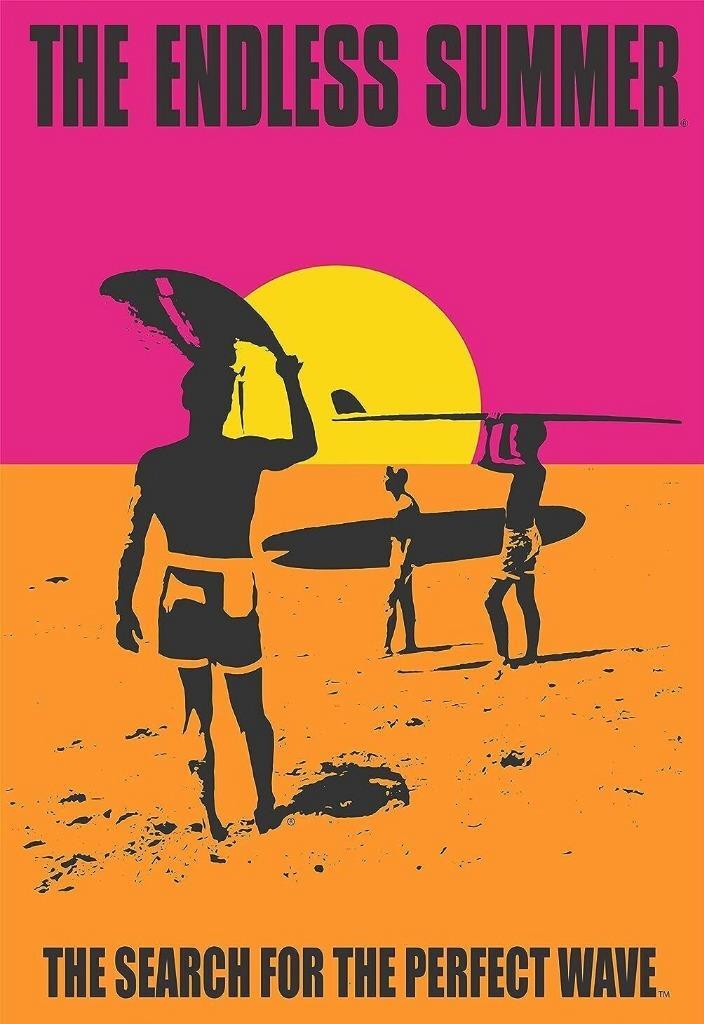 The Endless Summer Movie Poster Large 24x36 Surfing Adventure Film
