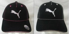 Puma Youth Girls Adjustable Glitter Baseball Cap Hat, 2 Colors E1 848