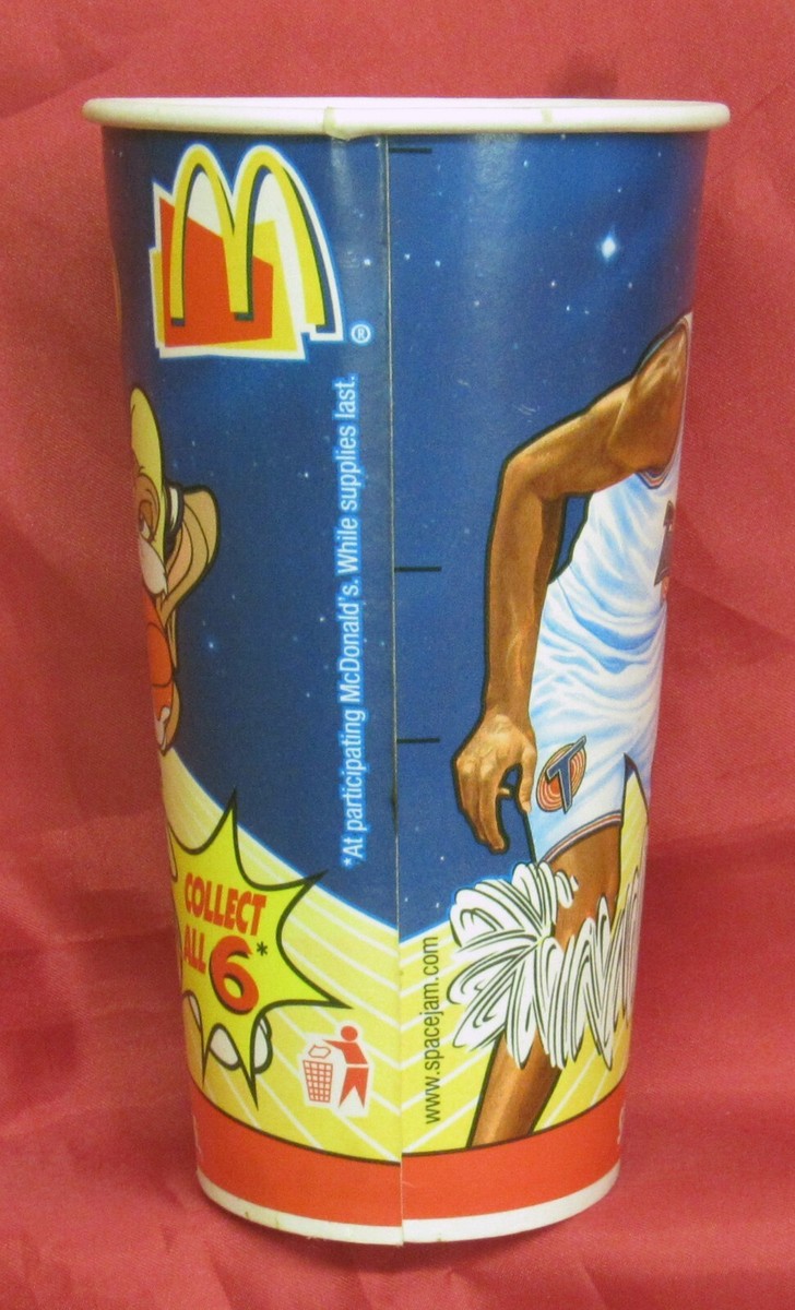 Michael Jordan 1996 McDonalds Space Jam Paper Cup | eBay