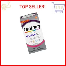Centrum Silver Women's Multivitamin for Women 50 Plus, Multivitamin/Multimineral