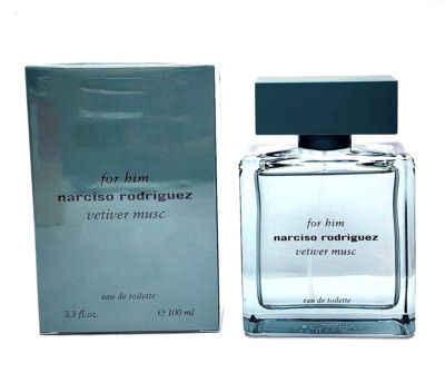 NARCISO RODRIGUEZ VETIVER MUSC for HIM 3.3 oz Eau de Toilette Sealed