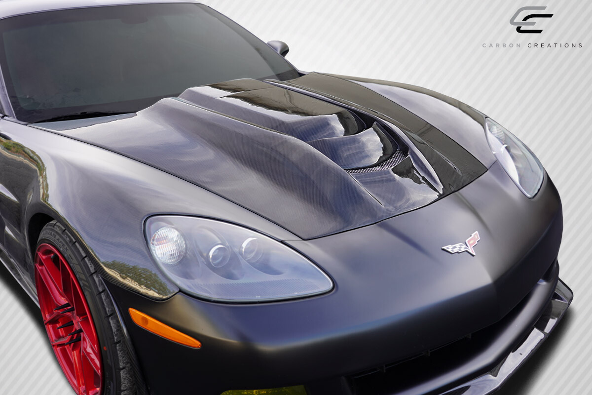 05-13 Chevrolet Corvette ZR1 V2 Carbon Fiber Creations Body Kit- Hood 115346