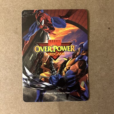 1995 Fleer Marvel Overpower Any Hero Web-Headed Wizard Promo Card