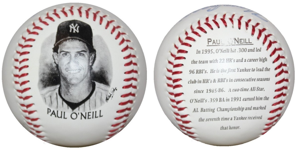 VINTAGE 1996 Paul O'Neill #21 NY YANKEES Promotional Baseball NICE