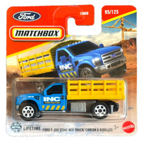 Matchbox Ford F350 Stake Bed Truck 95/125 2025 1:64 Modellauto Baustelle Pickup