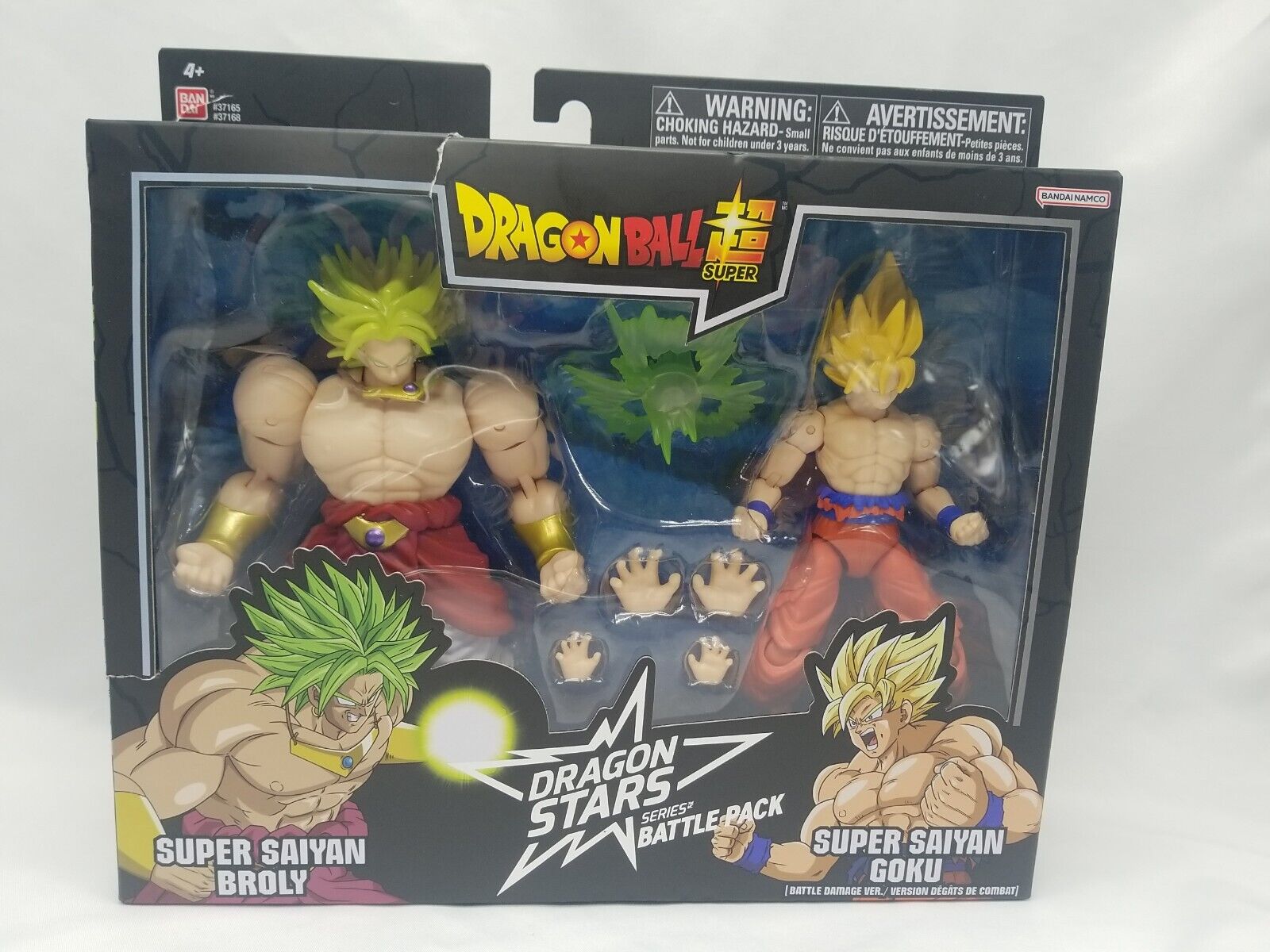 Dragon Ball Super Dragon Stars Super Saiyan Goku Battle Damage Ver. vs.  Super Saiyan Broly Dragon Ball Z Battle 2-Pack