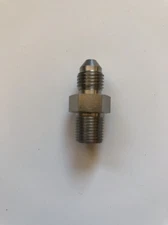 X523SS -3AN Flare to 1/8 NPT Male Adapter 3AN Fitting