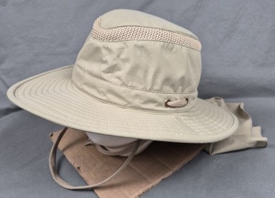 Tilley Endurables Airflo Tilley Bucket Hat Insect Shield Mens Size 7 1/8 Hiking 