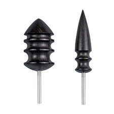 AUEAR, 2 Pack Leather Burnished Bits for Rotary Burnisher 2 Pack, Style a