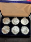 2021 Morgan & Peace Dollar 100th Anniversary 6 Coin Set W/ Display Box