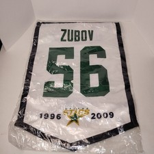 Sergei Zubov Retirement Banner Dallas Stars 1996-2009 New Factory-Sealed