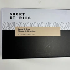 Short Stories Ceramic Tray • 14.1 In x 4.25 In
