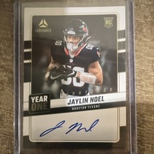 2025 Panini Luminance Jaylin Noel Rookie Autograph Year One Signatures Texans